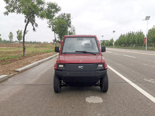 120KM Driving Range Elektryczne lekkie ciężarówki z 4 miejscami 2 rzędy kabiny