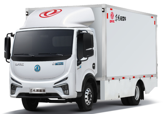 DONGFENG 6000 kg GVW Electric Van Truck o długim przebiegu 350 km