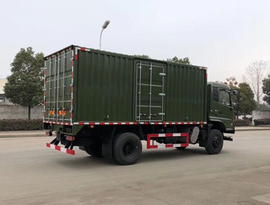 Kabina z płaskim dachem Offroad Cargo Truck 154kw Dongfeng Cargo Truck
