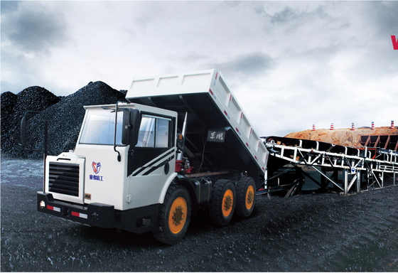 Ciężarówka przeciwwybuchowa 6x4 z ​​płaską głowicą 105kw Dostawa wewnętrzna do wydobycia węgla