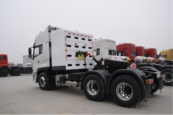 Chemiczne ciężarówki Cng o dużej ładowności RHD Type Cargo Delivery Truck