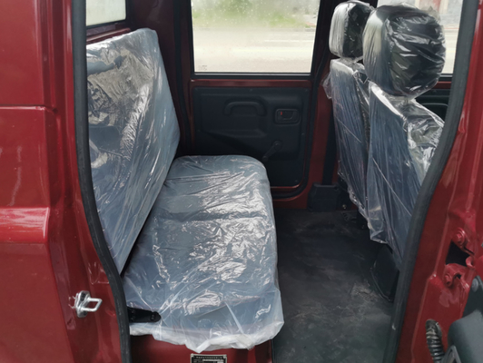 120KM Driving Range Elektryczne lekkie ciężarówki z 4 miejscami 2 rzędy kabiny