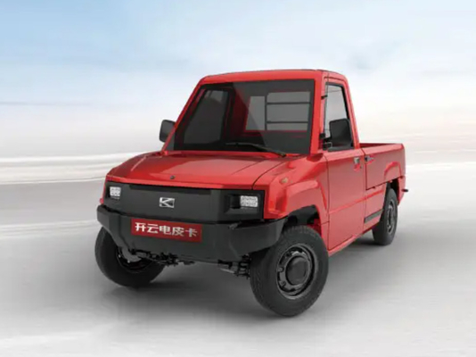 Kaiyun Low Speed ​​Ev Pickup Truck 4KW z dwurzędową kabiną 4-miejscową
